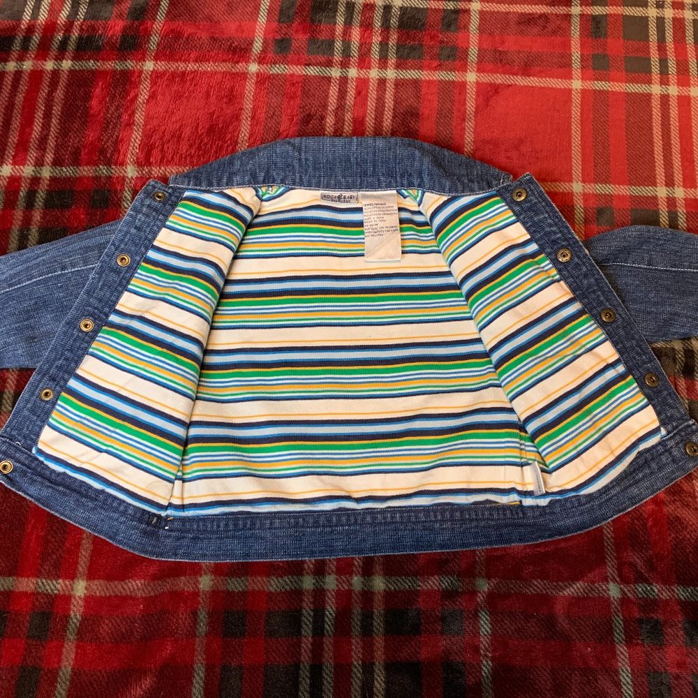 Rocawear Denim Embroidered Jacket Sz 18 mo - Picture 4 of 10
